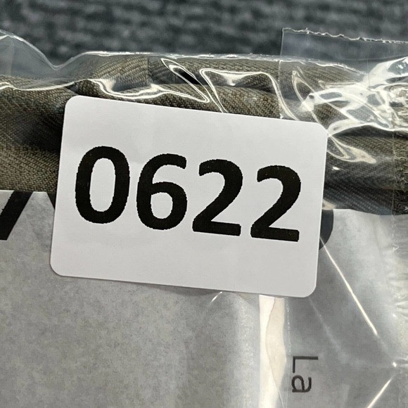 Vintage IQ Button Up Shirt Mens 3XL Green Long Sleeve Fabric Buttons USA Made - Picture 11 of 11